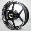 Yamaha YZF R6 Motorcycle Rim Wheel Decal Accessory Sticker - Motorcycle stickers and decals
