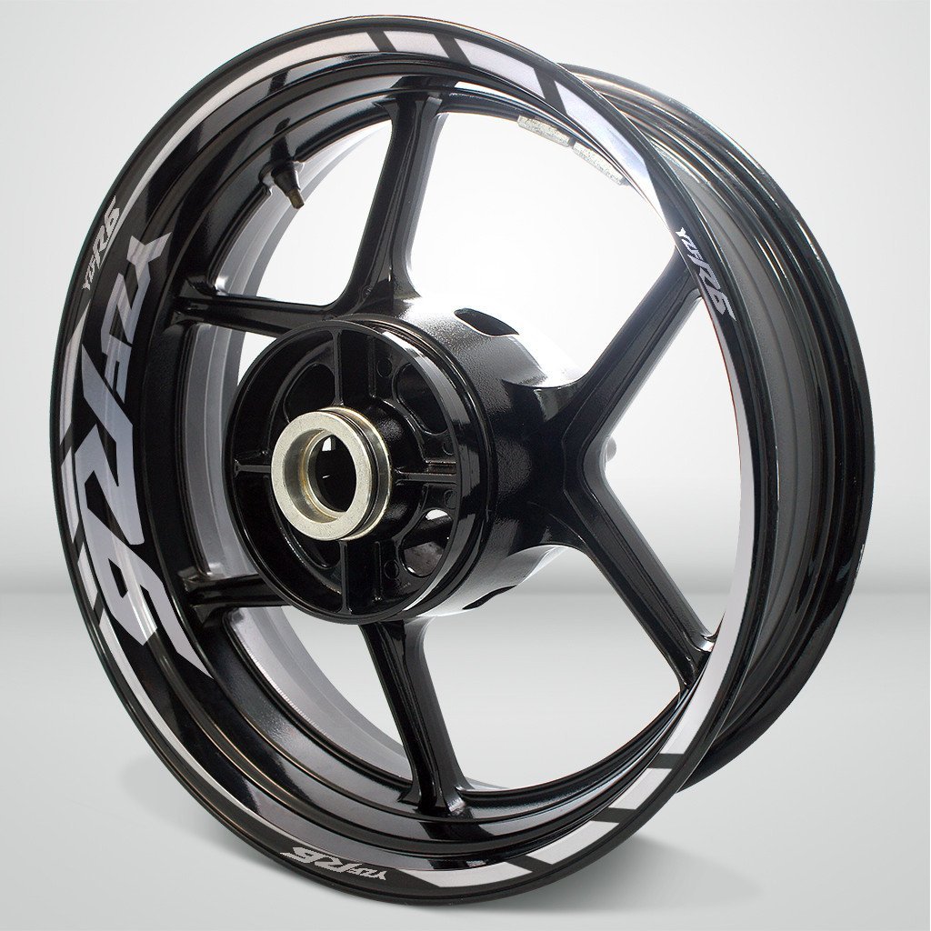 Yamaha YZF R6 Motorcycle Rim Wheel Decal Accessory Sticker - Motorcycle stickers and decals