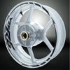 Yamaha YZF R6 Motorcycle Rim Wheel Decal Accessory Sticker - Motorcycle stickers and decals