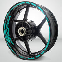 Yamaha YZF R6 Motorcycle Rim Wheel Decal Accessory Sticker - Motorcycle stickers and decals