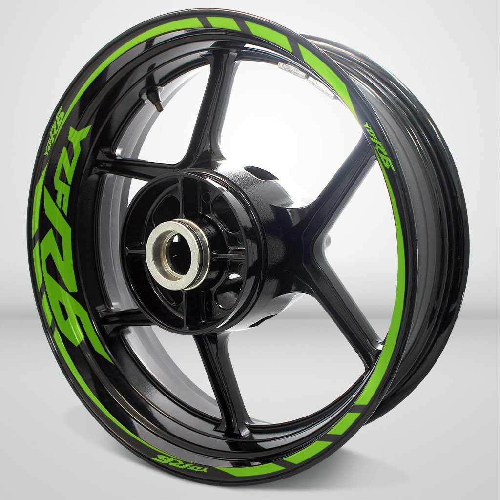 Yamaha YZF R6 Motorcycle Rim Wheel Decal Accessory Sticker - Motorcycle stickers and decals