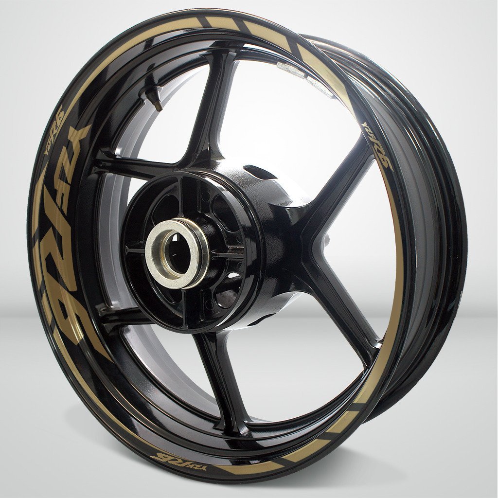 Yamaha YZF R6 Motorcycle Rim Wheel Decal Accessory Sticker - Motorcycle stickers and decals