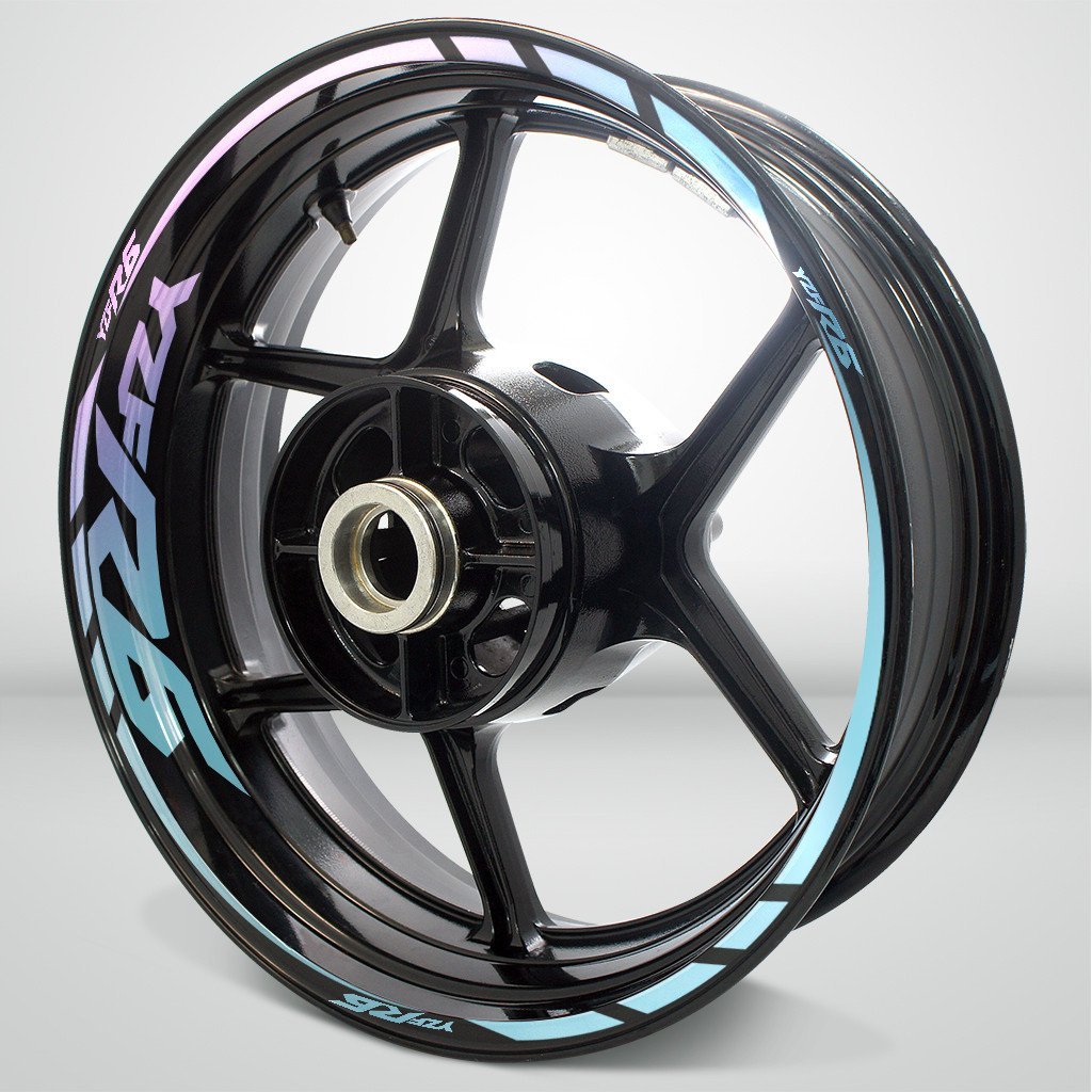 Yamaha YZF R6 Motorcycle Rim Wheel Decal Accessory Sticker - Motorcycle stickers and decals