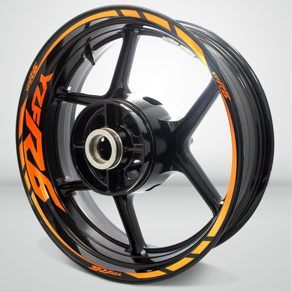 Yamaha YZF R6 Motorcycle Rim Wheel Decal Accessory Sticker - Motorcycle stickers and decals