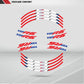 Yamaha YZF R6 Wheel Rim Sticker Decal Stripe Motorcycle Bike MM-Kit v1 - Stickman Vinyls